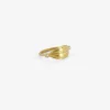 22k laurus ring with diamonds