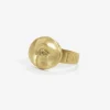 10k love token eye ring – “invigilare” – to watch over