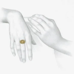 10k love token ring – “auscultare” – to listen