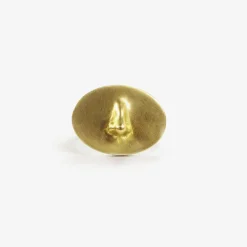 18k love token ring – “in medias res” – into the midst, size 7 1/4