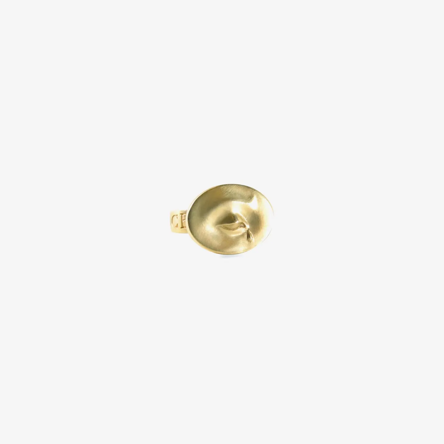 10k love token ring “nil nisi cruce” – nothing without suffering, size 6 1/2