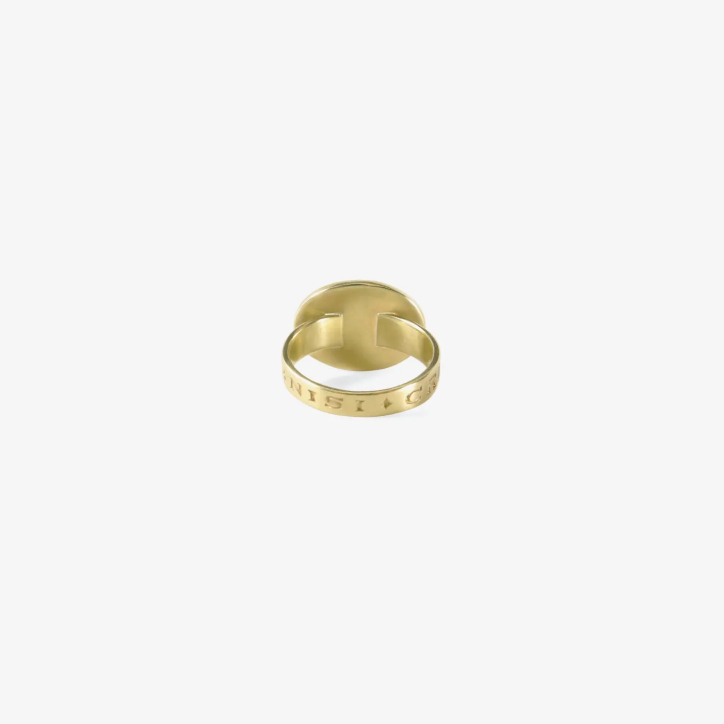 10k love token ring “nil nisi cruce” – nothing without suffering, size 6 1/2