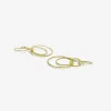22k medium magnolia earrings