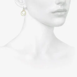 22k medium magnolia earrings