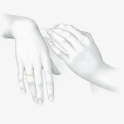22k 1.2mm band, size 5 1/2