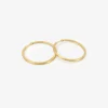18k 24mm fairy hoops