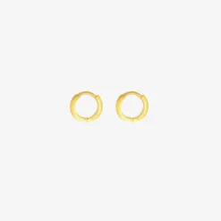 18k 6.5mm fairy hoops