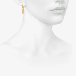 18k 24mm fairy hoops