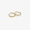 22k 20mm hinged hoop and hook earrings