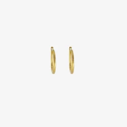 22k 20mm hinged hoop and hook earrings