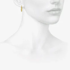 22k 20mm hinged hoop and hook earrings