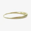 14k oval bangle
