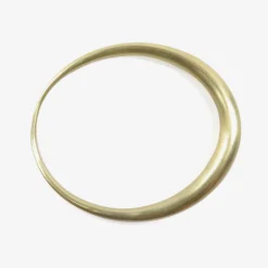 14k oval bangle