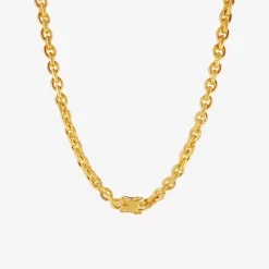 18k oversized signature chain necklace