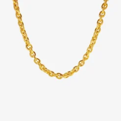 18k oversized signature chain necklace