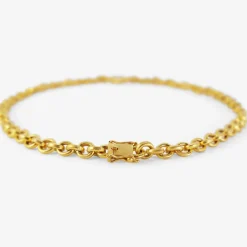 18k oversized signature chain necklace