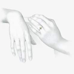 18k palladium & clear soft grey diamond ring, 1.01ct