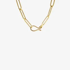22k paperlink chain bracelet