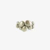 14k pile of pebbles ring