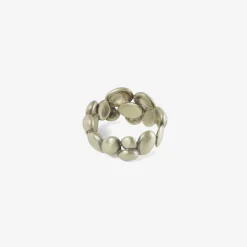 14k pile of pebbles ring