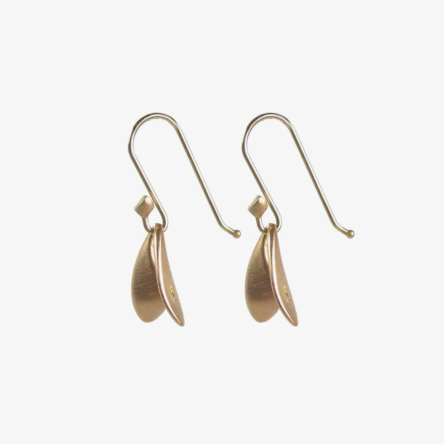 18k pink gold fly wings