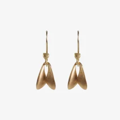 18k pink gold fly wings