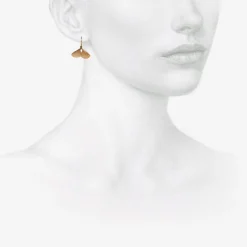 18k pink gold moth wings