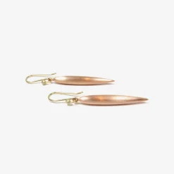 18k pink gold plated large rice