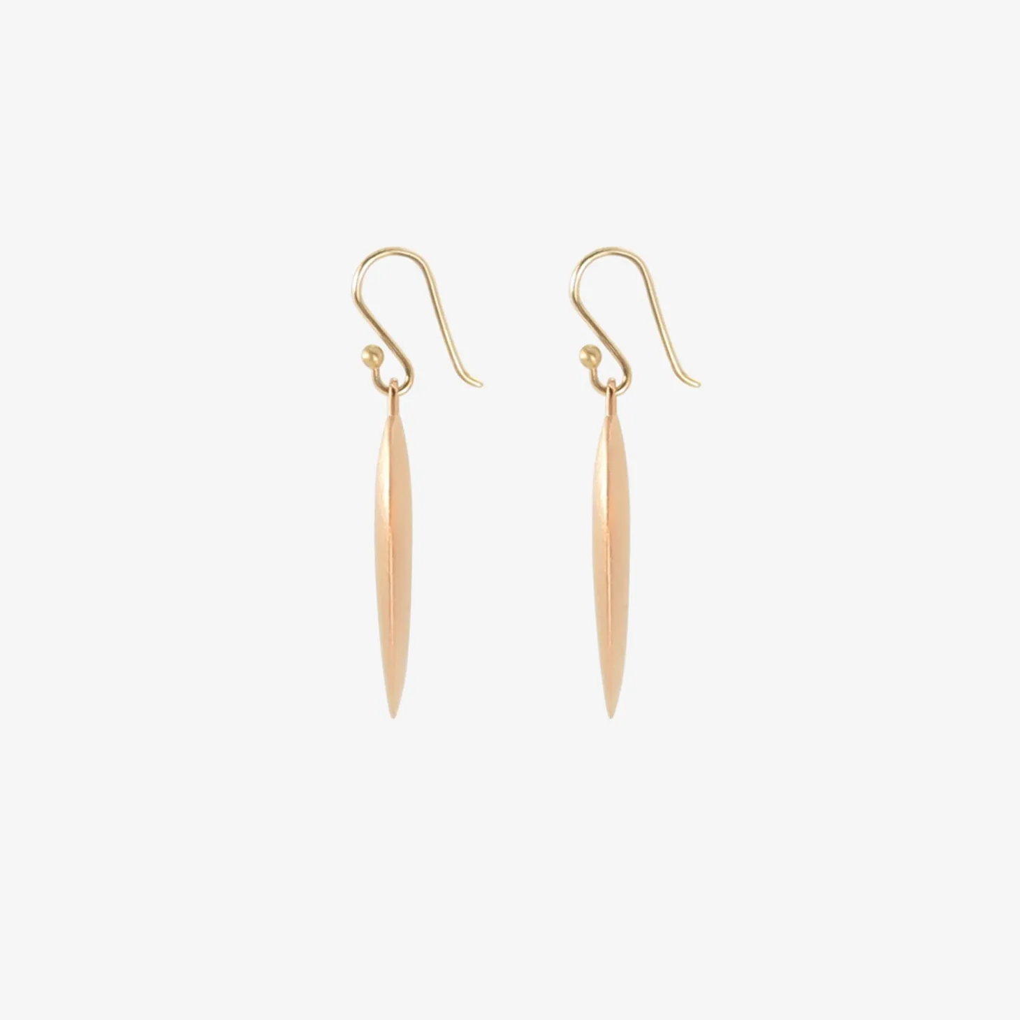 18k pink gold plated large chips