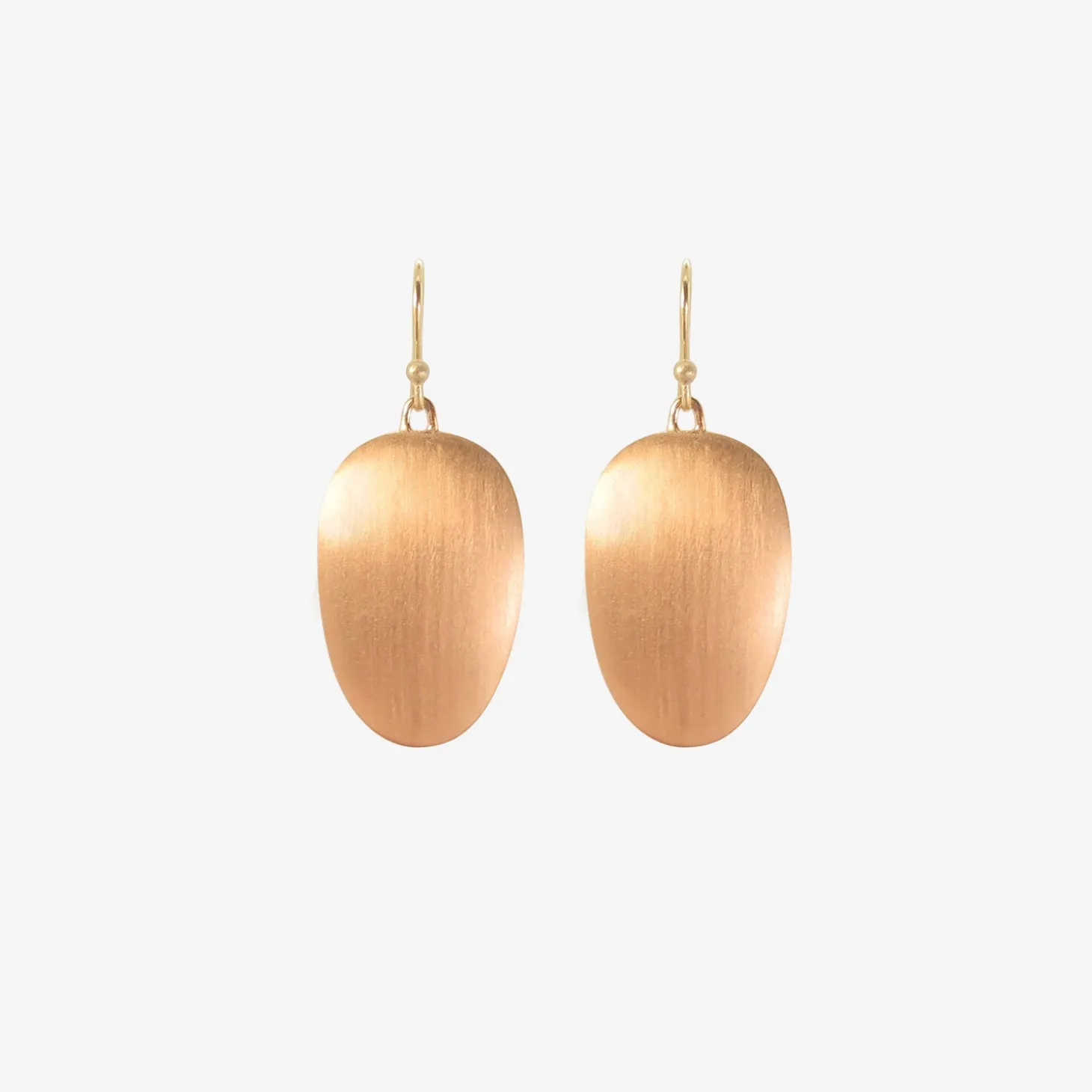 18k pink gold plated large chips