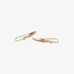 18k pink gold plated small rice