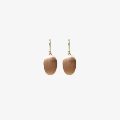 18k pink gold plated small chips