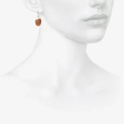 18k pink gold plated small chips