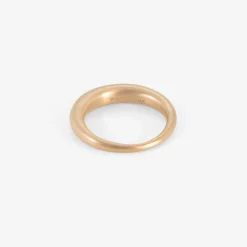 18k pink gold ring, size 8 1/4