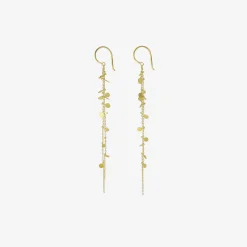 18k random dot earrings