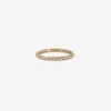 14k rose gold & white diamond "i love you" band