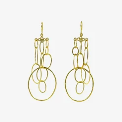 22k sculpture earrings