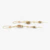 14k seaweed earrings with keshi pearls & diamonds