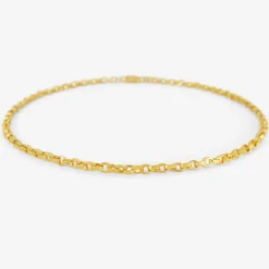 18k signature chain, 24"