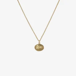 10k small eye love token pendant