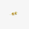 22k small laurel hoops