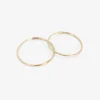 14k small ouroboros endless hoops