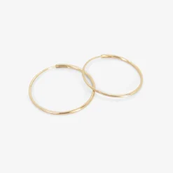 14k small ouroboros endless hoops