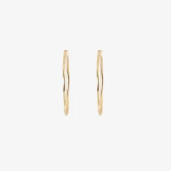 14k small ouroboros endless hoops