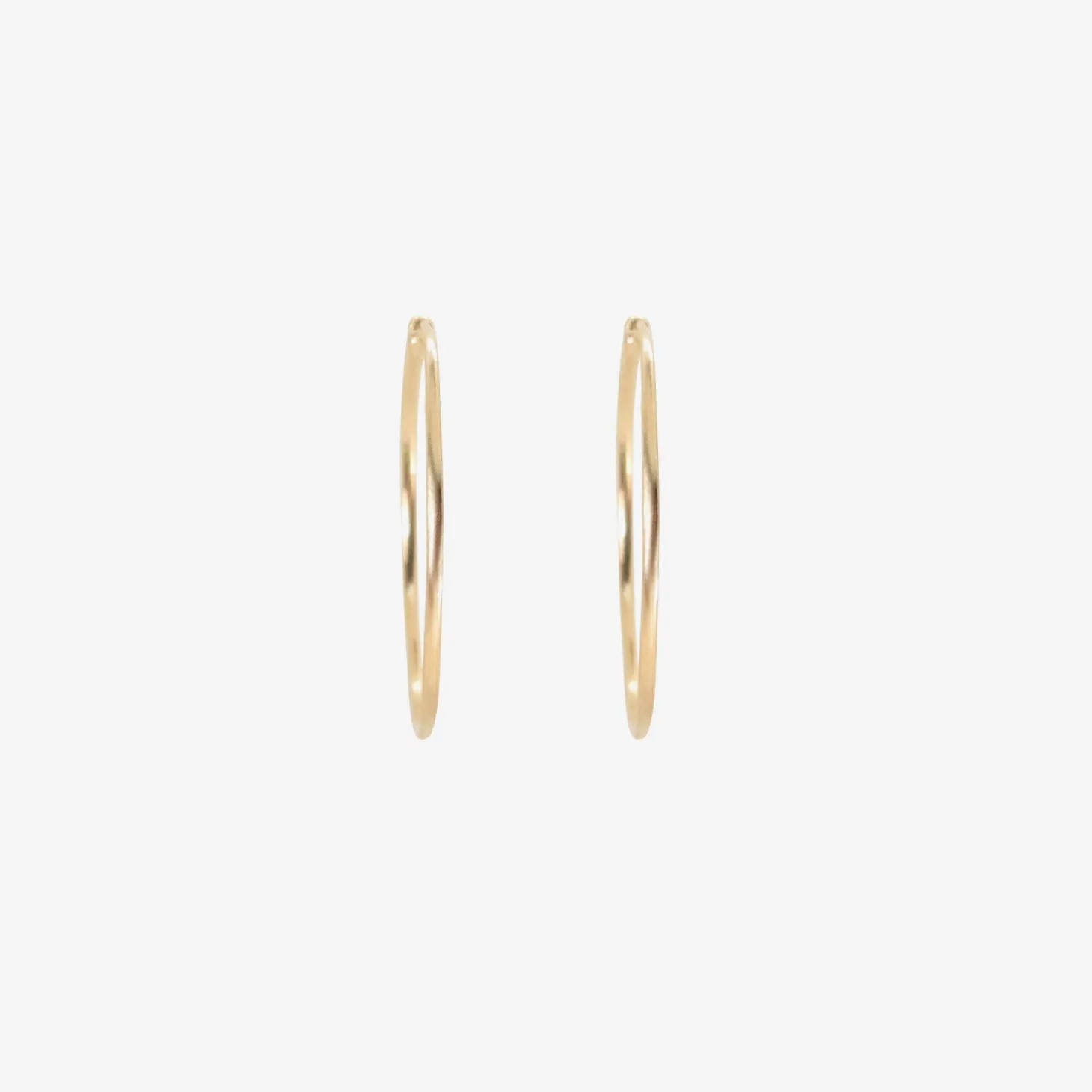 14k small ouroboros endless hoops