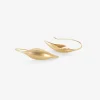 14k small pod earrings