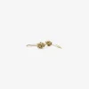 14k small raspberry earrings