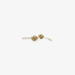14k small raspberry earrings