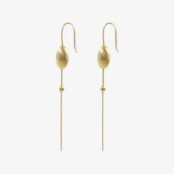 14k small simple egg chains