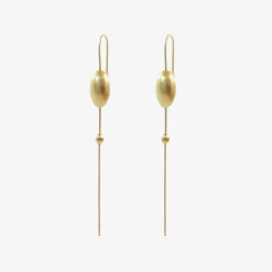 14k small simple egg chains